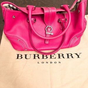 Authentic Pink Burberry bag